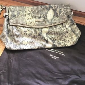 Kate Spade snake skin bag